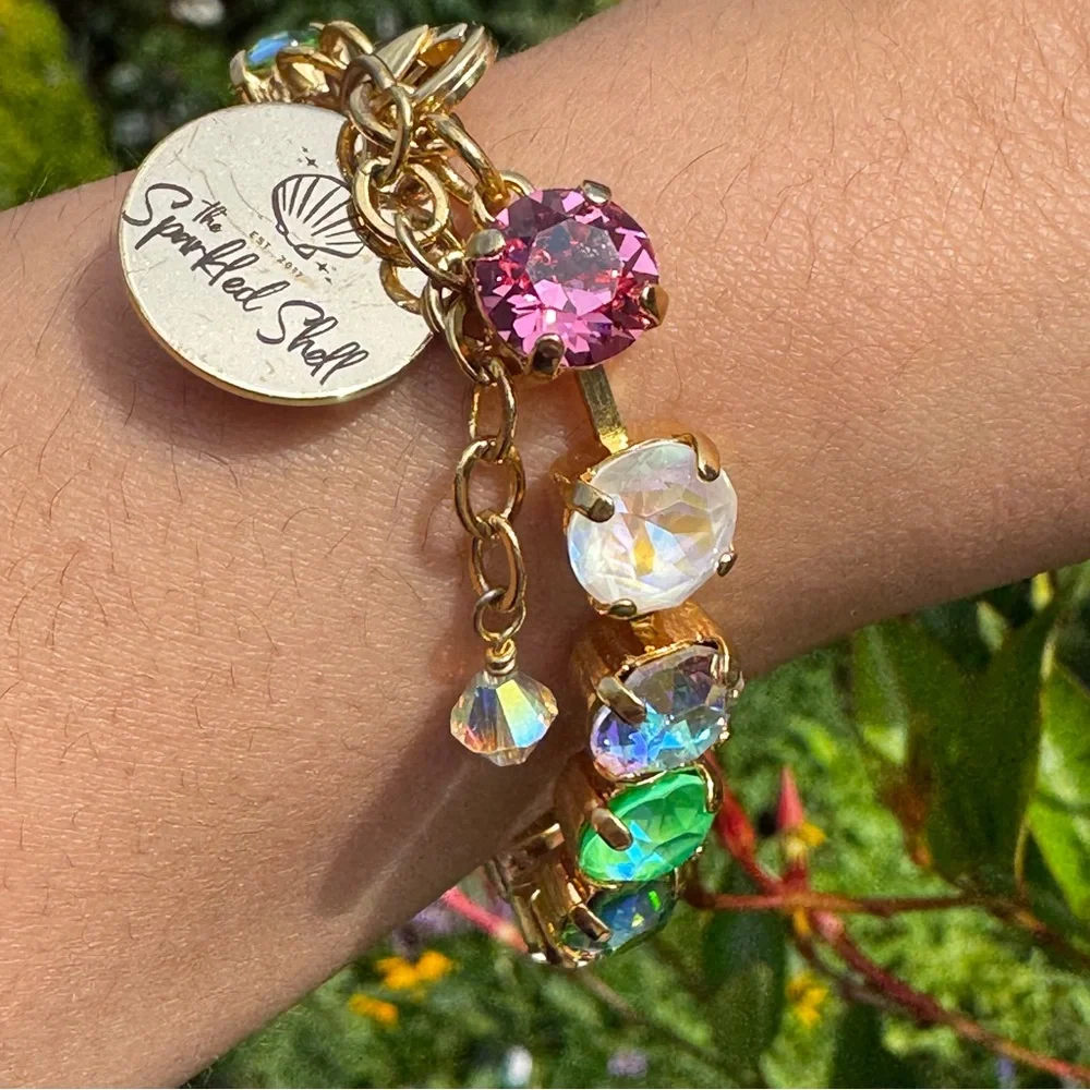 NEW Lilly Pulitzer Pink Retreat Bracelet The Sparkled Shell Exclusive